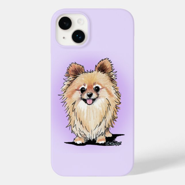 KiniArt Bella Pom Case-Mate iPhone Hülle (Rückseite)