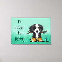 KiniArt Bernese Mountain Dog Canvas Print