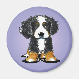 KiniArt Bernese Mountain Dog Magnet