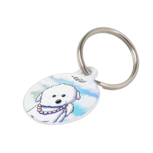 KiniArt Bichon Frise Pet ID-Tag Haustiermarke