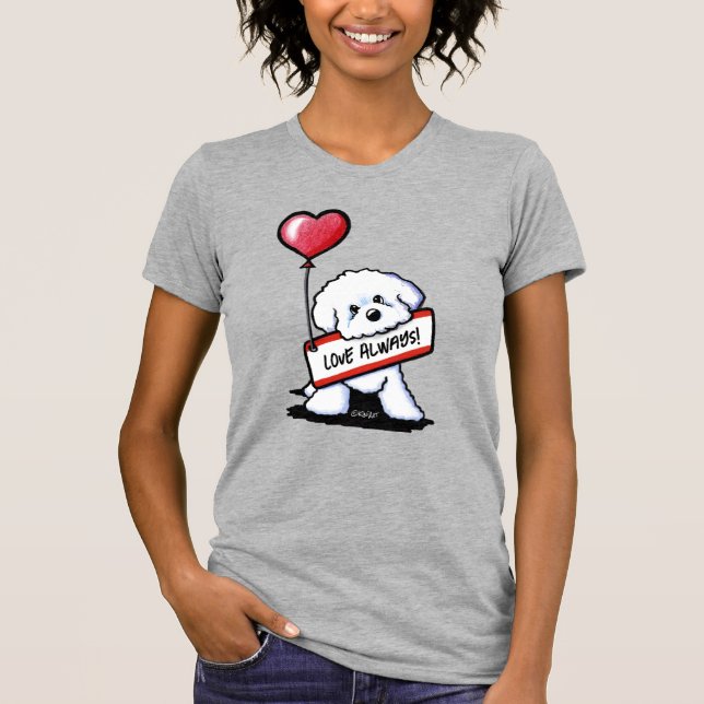 KiniArt Bichon Liebe T - Shirt (Vorderseite)