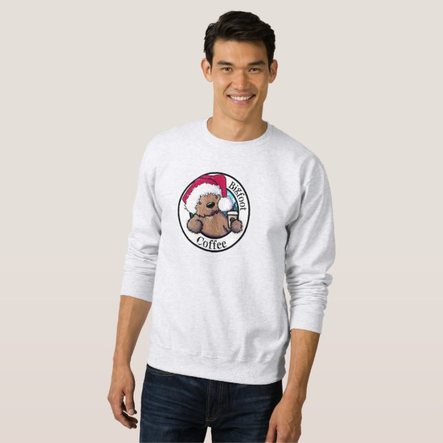 KiniArt Bigfoot Kaffeehaus Sweatshirt (Vorne ganz)