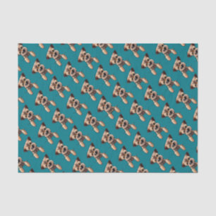 KiniArt Border Terrier Seidenpapier