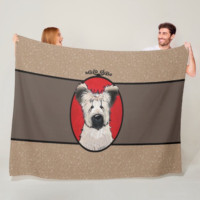 KiniArt Briard Art Fleece Blanket (Beispiel)