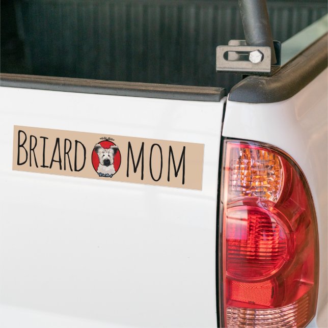 KiniArt Briard Autoaufkleber (Auf Lkw)