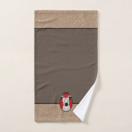 KiniArt Briard Handtuch