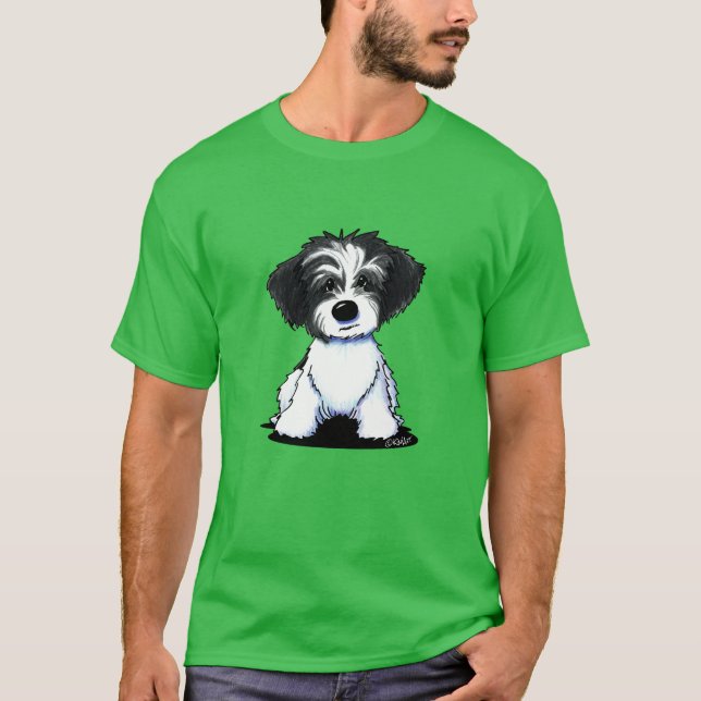 KiniArt BW Parti Havanese T - Shirt (Vorderseite)