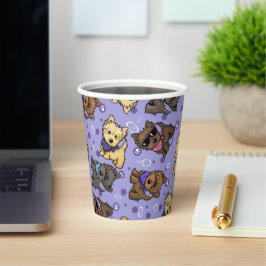 KiniArt Cairn Parade Paper Cups Pappbecher