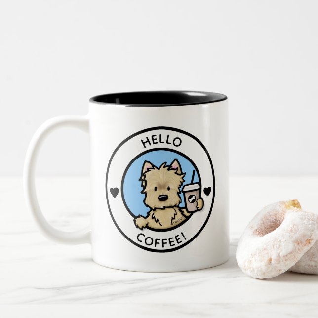 KiniArt Cairn Terrier Tasse (Mit Donut)