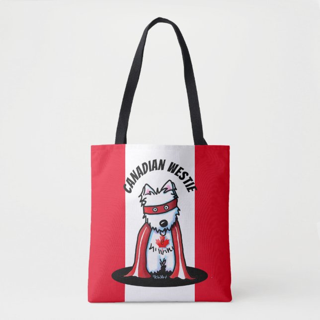 KiniArt Canadian Westie Superhero (Vorderseite)