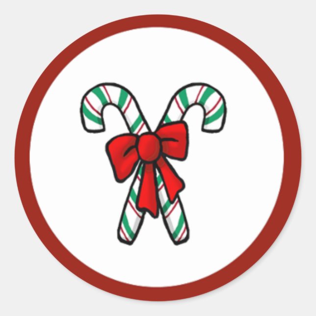 KiniArt Candy Canes Stickers (Vorderseite)