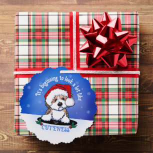 KiniArt Christmas Havanese Ornament Karte