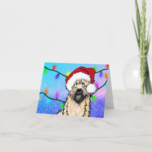 KiniArt Christmas Wheatie Feiertagskarte (Vorderseite)