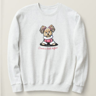 KiniArt Christmas Yorkie Sweatshirt