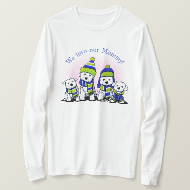 KiniArt Cosy Crew Hogs T-Shirt (Design vorne)
