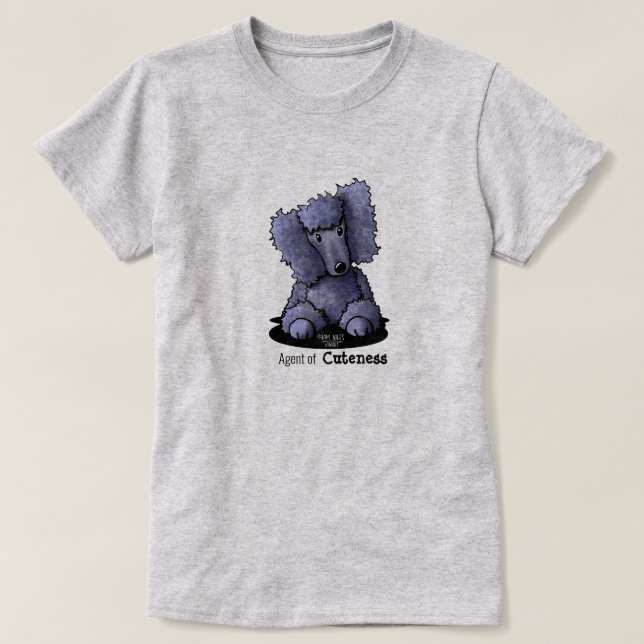 KiniArt Cute Poodle T-Shirt (Design vorne)