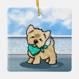 KiniArt Cutieface Cairn Keramik Ornament Obelisk