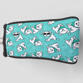 KiniArt Cutieface Westie Golf Headcover