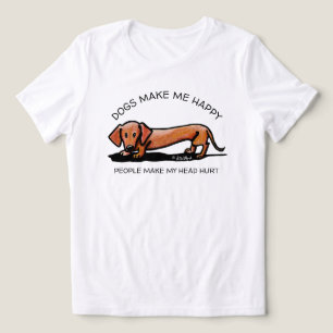 KiniArt Dackel Dog Lovers T - Shirt