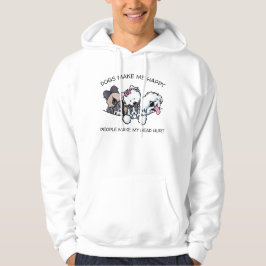 KiniArt Dog Lover Hoodie
