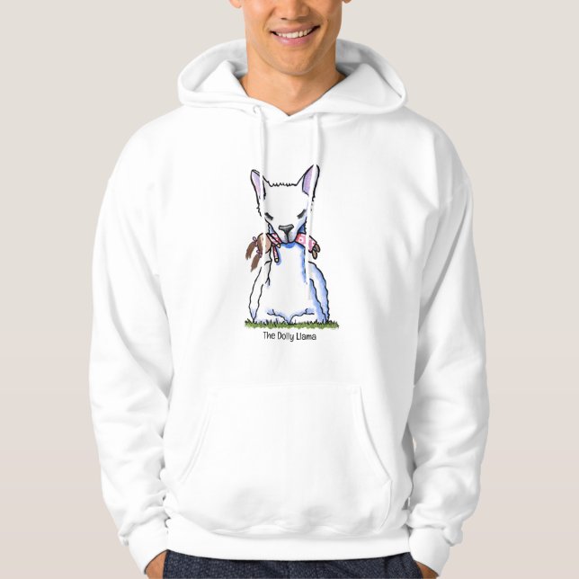 KiniArt Dolly Llama Hoodie (Vorderseite)