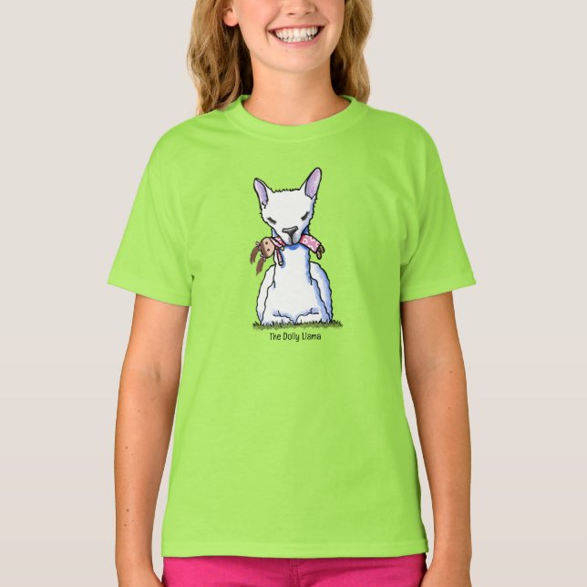 KiniArt Dolly Llama T-Shirt (Vorderseite)