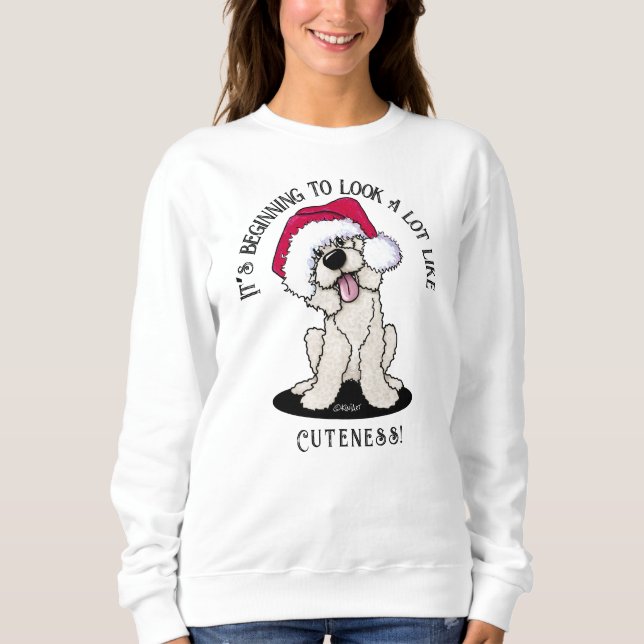 KiniArt Doodle Christmas Sweatshirt (Vorderseite)