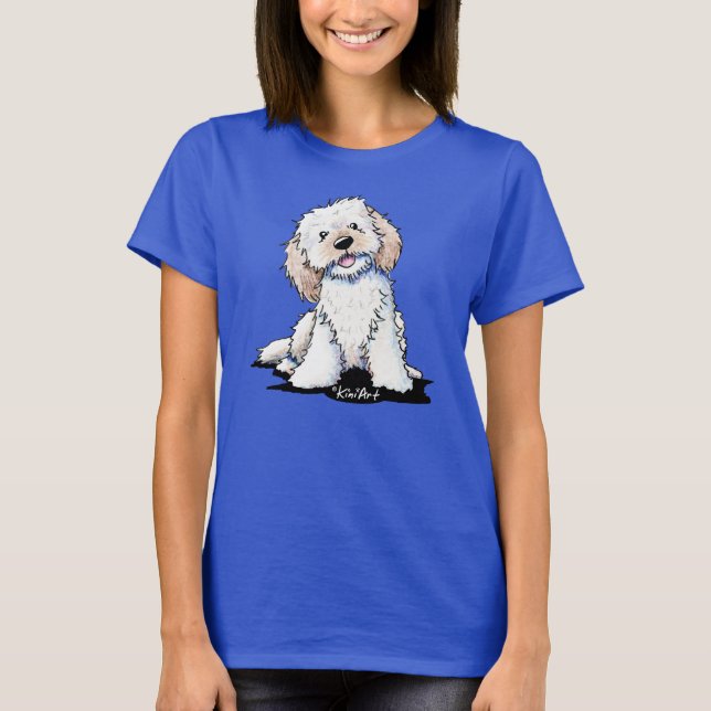 KiniArt Doodle Puppy-T - Shirt (Vorderseite)