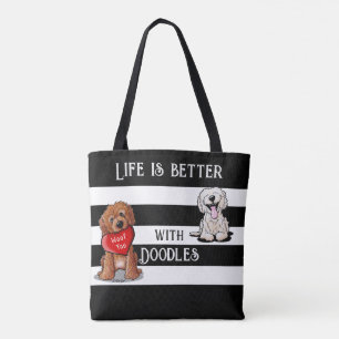 KiniArt DoodleMoji Tote Bag