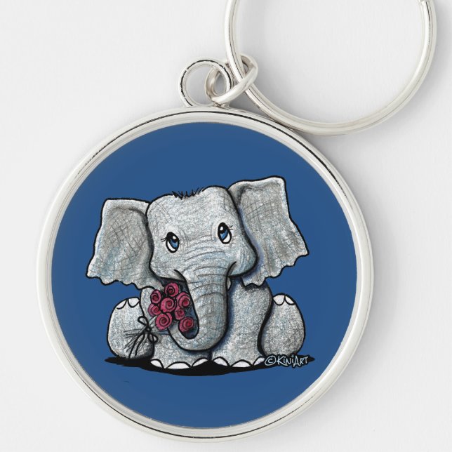 KiniArt Elephant Schlüsselanhänger (Vorne)