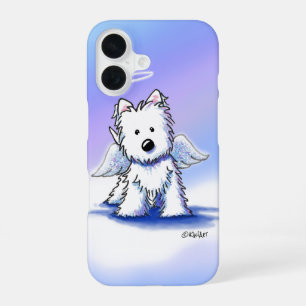 KiniArt Engel Westie iPhone-Hülle iPhone 16 Hülle