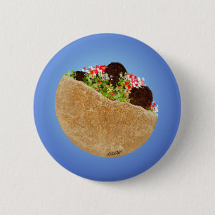 KiniArt Falafel Sandwich Button