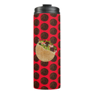 KiniArt Falafel Sandwich Thermosbecher
