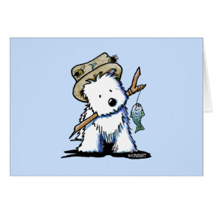 KiniArt Fishing Westie