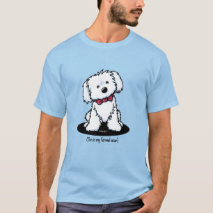 KiniArt Formal Wear Malteser T-Shirt