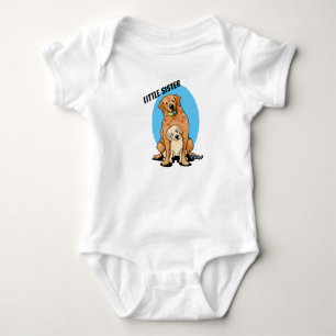 KiniArt Golden Retriever Baby Strampler