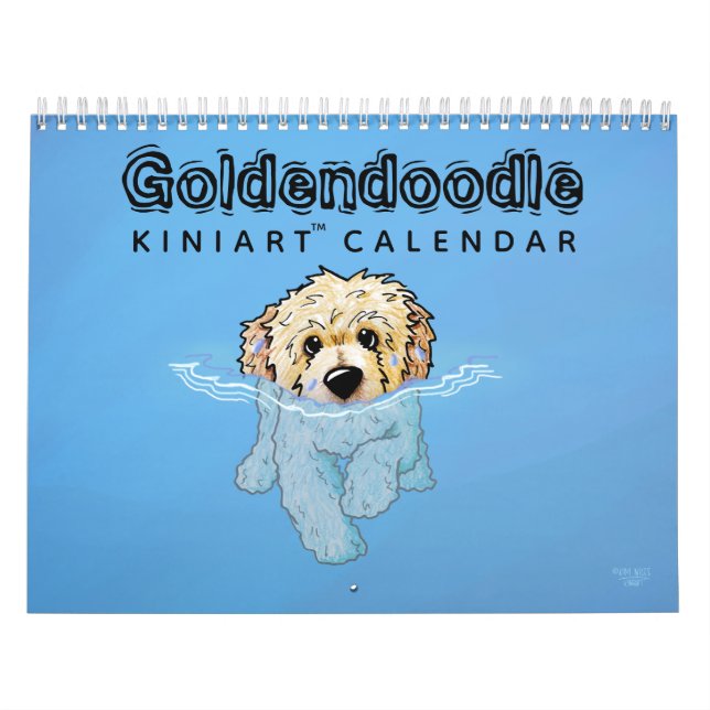 KiniArt Goldendoodle-Kalender Kalender (Titelbild)