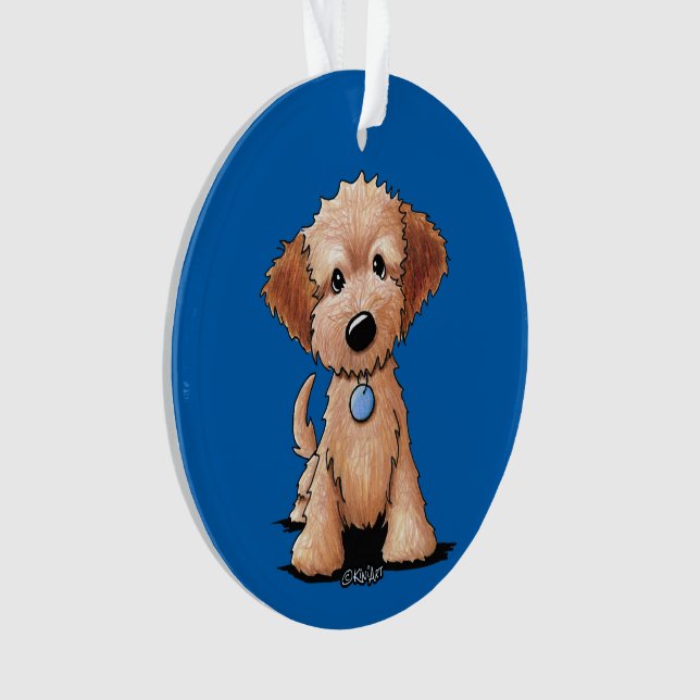 KiniArt Goldendoodle Ornament (Vorderseite)