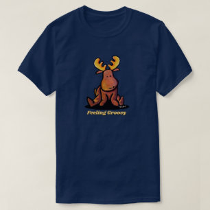 KiniArt Groovy Moose T-Shirt