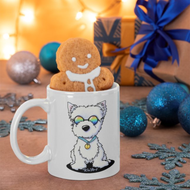 KiniArt Groovy Westie Kaffeetasse (Von Creator hochgeladen)