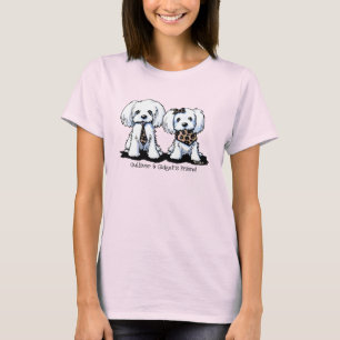 KiniArt GULLY & GIDGET Petcature Portrait T - Shir T-Shirt
