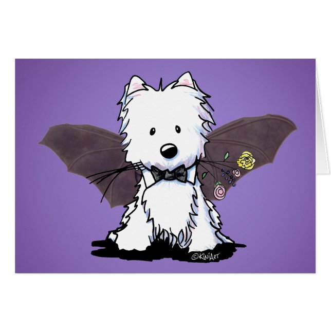 KiniArt Halloween Westie Terrier (Vorderseite (Horizontal))