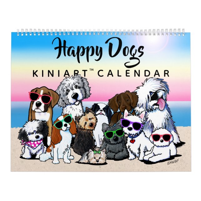 KiniArt Happy Hogs Kalender (Titelbild)