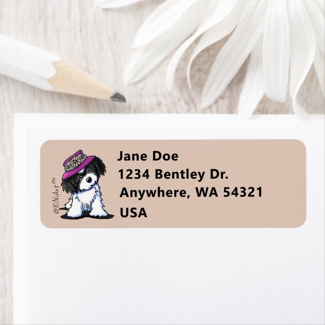 KiniArt Havanese in Hat (Insitu)