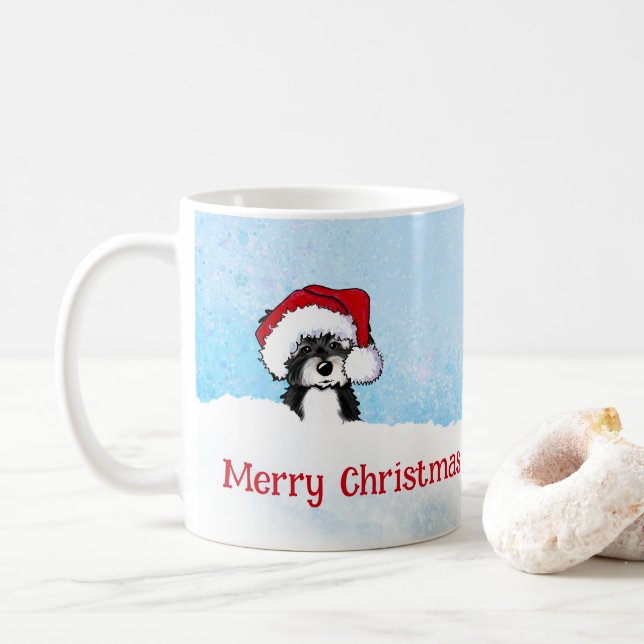 KiniArt Havanese Weihnachten Kaffeetasse (Mit Donut)