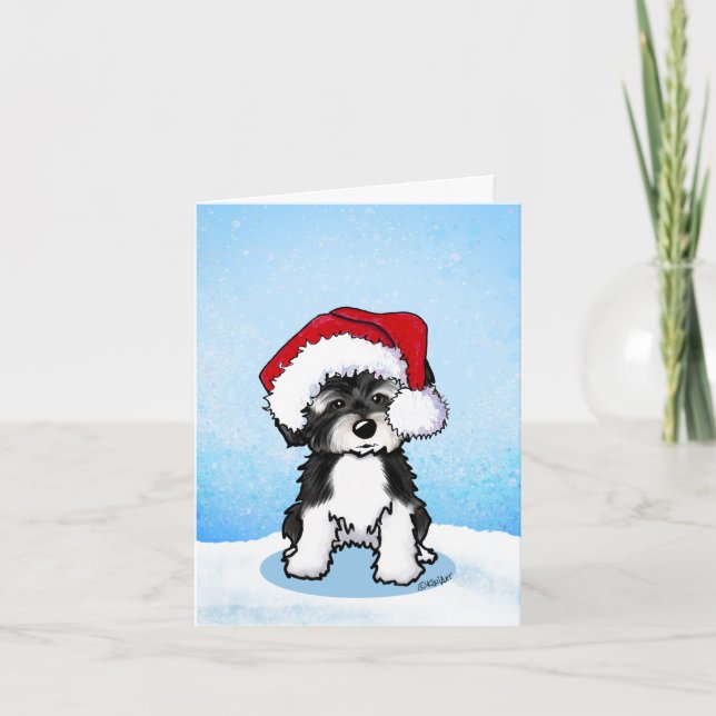 KiniArt Havanese Weihnachtskarte Dankeskarte (Vorderseite)