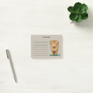 KiniArt Highland Cow Note Pad Post-it Klebezettel