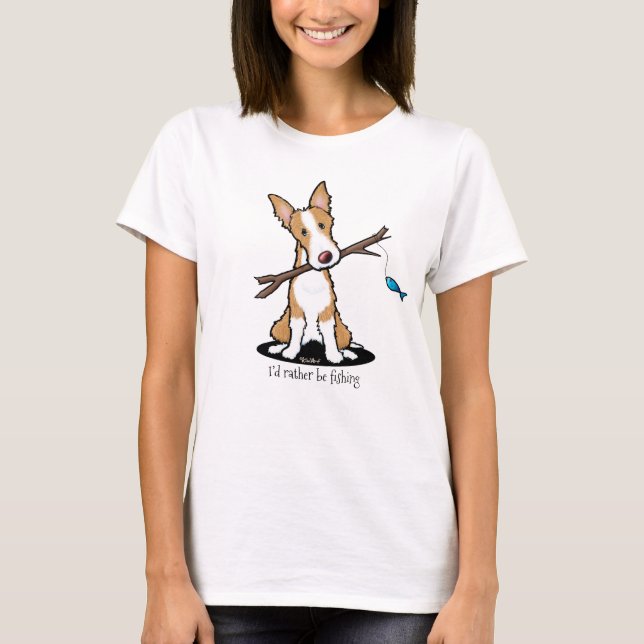 KiniArt Ibizan Hound Dog Liebhaber T - Shirt (Vorderseite)