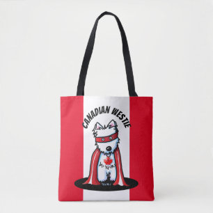 KiniArt Kanadischer Westie Superheld
