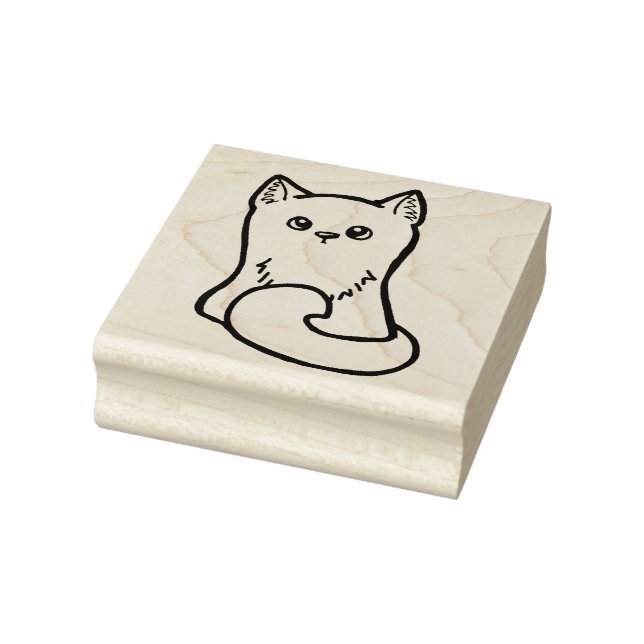 KiniArt Kitten Rubber Briefmarke Gummistempel (Stempel)